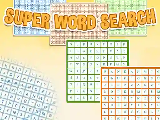 თამაში Super Word Search ონლაინ