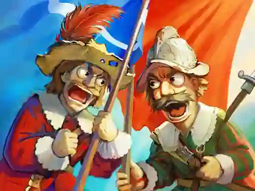 თამაში Musketeers Gunpowder vs Steel ონლაინ