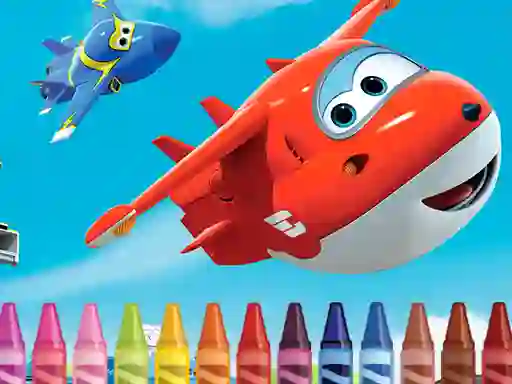 თამაში Superwings Coloring ონლაინ