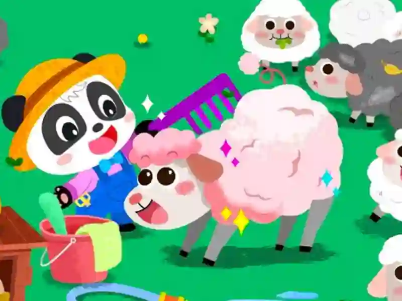 თამაში Baby Panda Animal Farm ონლაინ