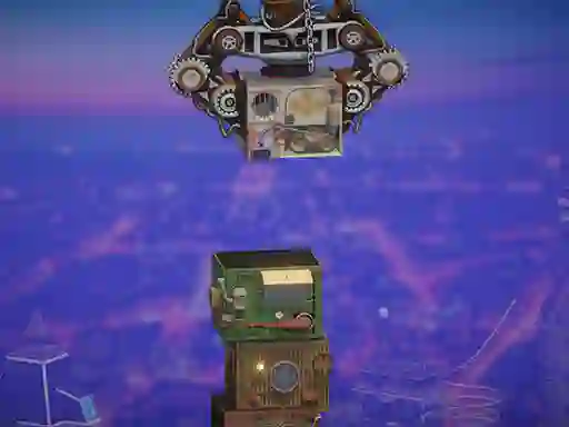 თამაში Steampunk Tower Builder ონლაინ