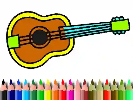 თამაში Back To School: Music Instrument Coloring Book ონლაინ