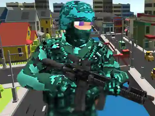 თამაში Pixel Combat Multiplayer ონლაინ