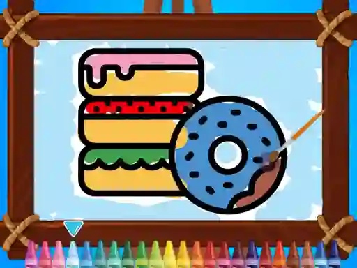 თამაში Kids Coloring Bakery ონლაინ