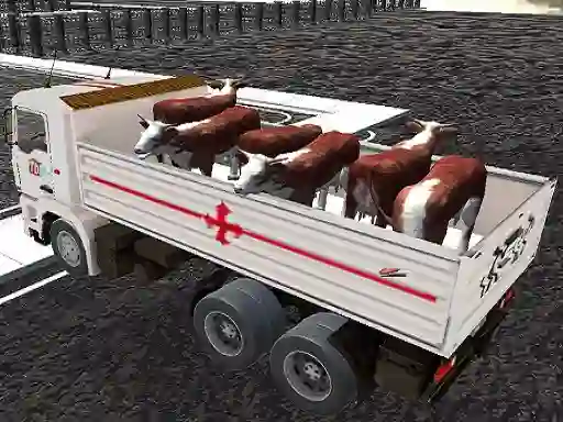 თამაში Truck Transport Domestic Animals ონლაინ