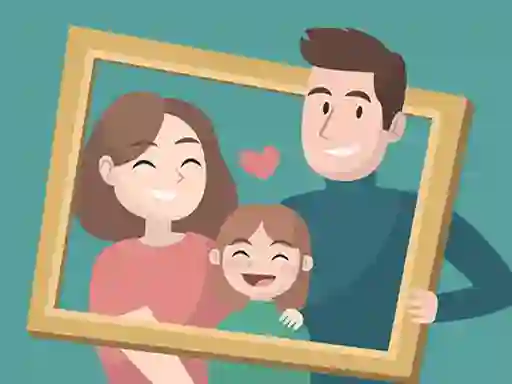 თამაში Happy Family Puzzle ონლაინ