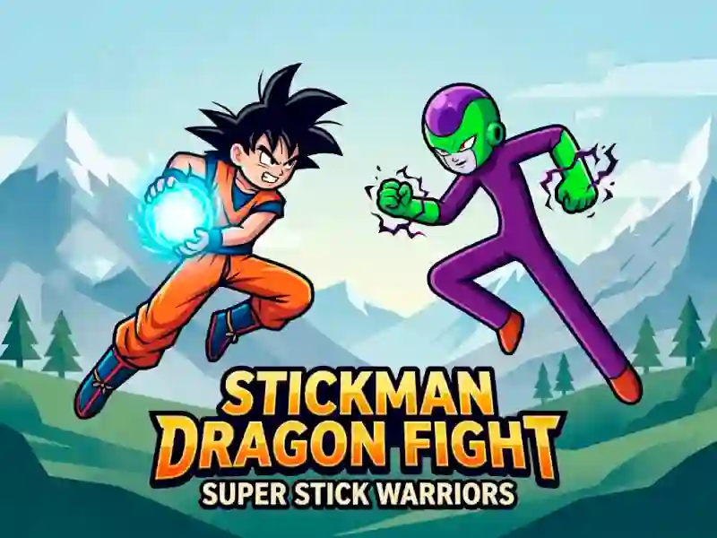 თამაში Stickman Dragon Fight - Super Stick Warriors ონლაინ