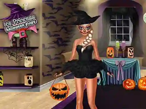 თამაში Ice Queen Halloween Party ონლაინ