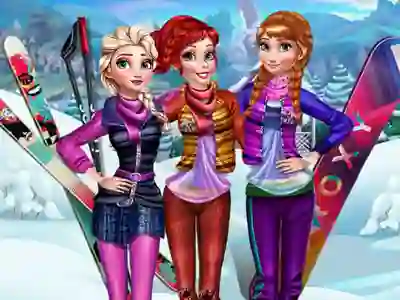 თამაში Princesses Visit Arendelle ონლაინ