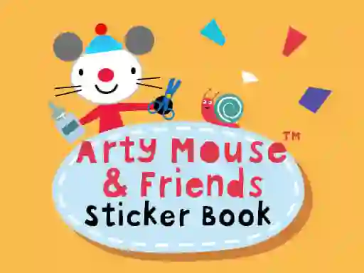 თამაში Arty Mouse & Friends Sticker Book ონლაინ