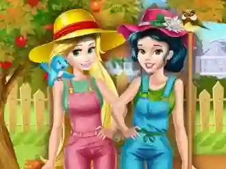 თამაში Princesses Working In the Garden ონლაინ