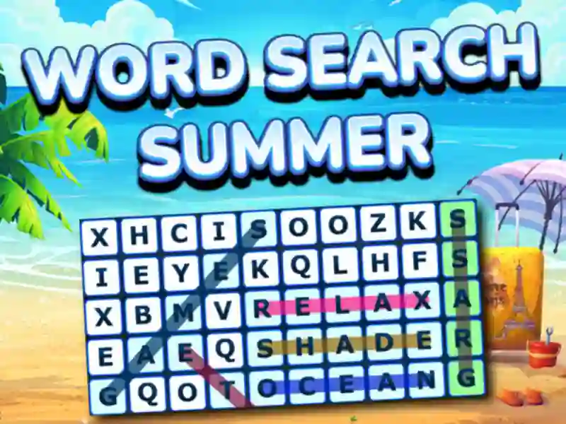 თამაში Word Search Summer ონლაინ