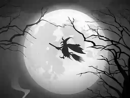 თამაში The Night Of the Witches Jigsaw ონლაინ