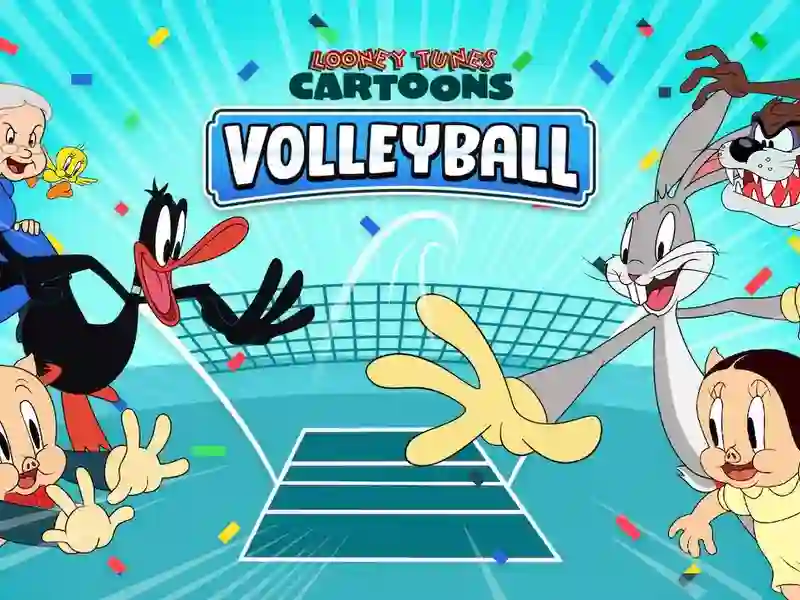 თამაში Looney Tunes Cartoons Volleyball ონლაინ
