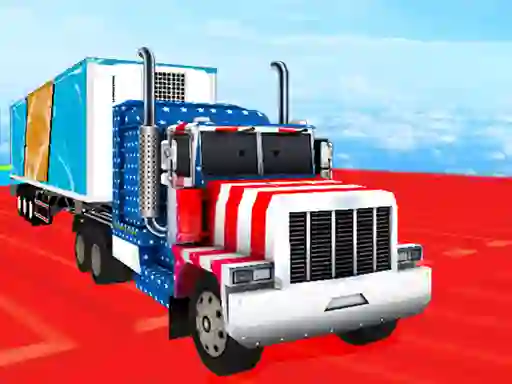 თამაში Impossible Truck Tracks Drive ონლაინ