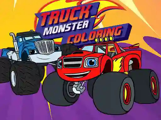 თამაში Truck Monster Coloring ონლაინ
