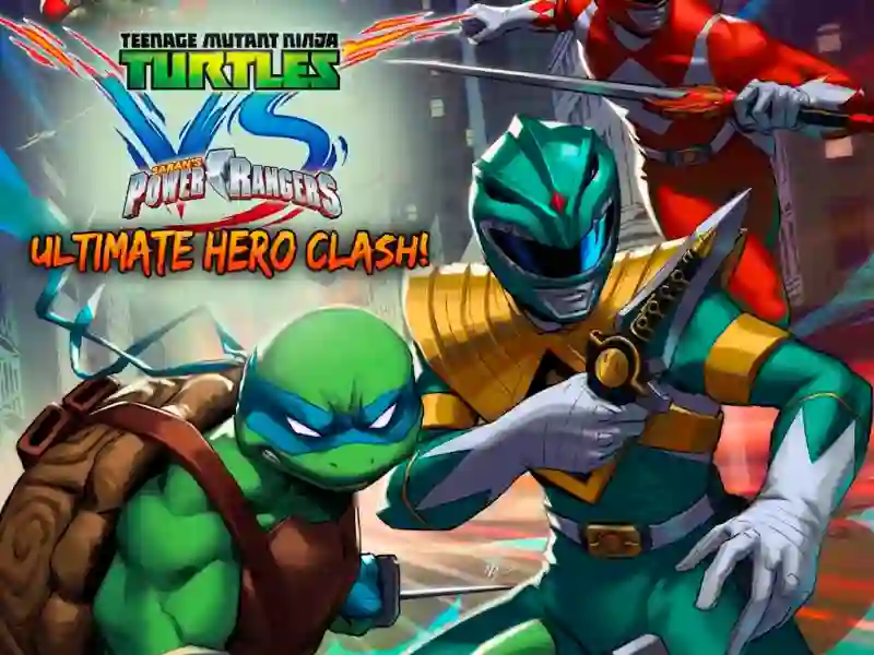 თამაში Teenage Mutant Ninja Turtles VS Power Rangers: Ultimate Hero Clash ონლაინ
