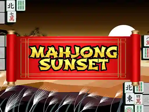 თამაში Mahjong Sunset ონლაინ