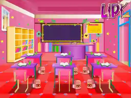 თამაში Kids Cassroom Decoration ონლაინ