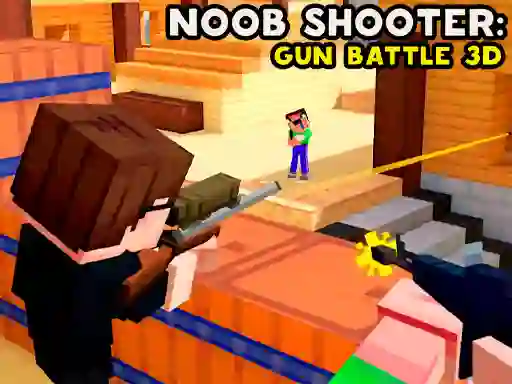 თამაში Noob Shooter: Gun Battle 3D ონლაინ