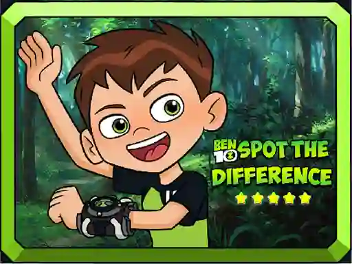 თამაში Ben 10 Spot the Difference ონლაინ