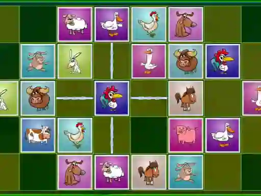 თამაში Farm animals matching puzzles ონლაინ