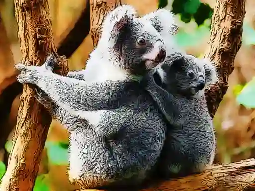 თამაში Cute Baby Koala Bear ონლაინ
