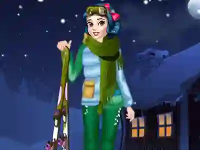თამაში Princess Winter Skiing ონლაინ