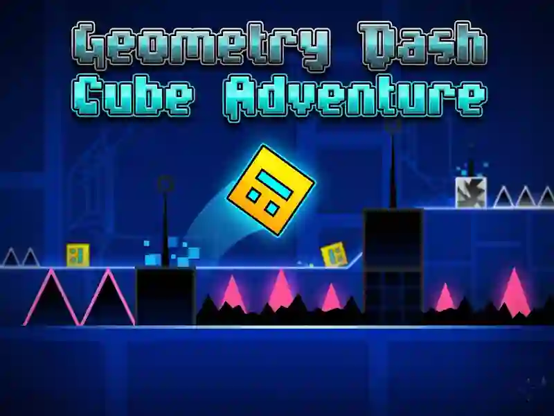 Geometry Dash Cube Adventure 🕹️ ითამაშე ონლაინ SGameS-ზე
