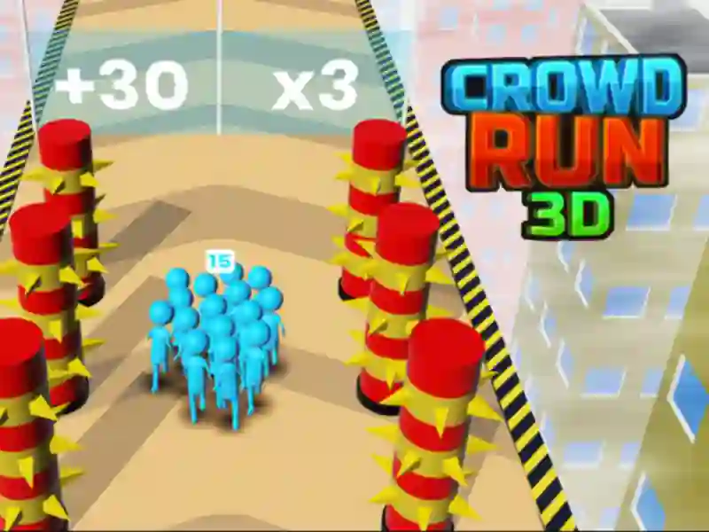 თამაში Crowd Run 3D ონლაინ