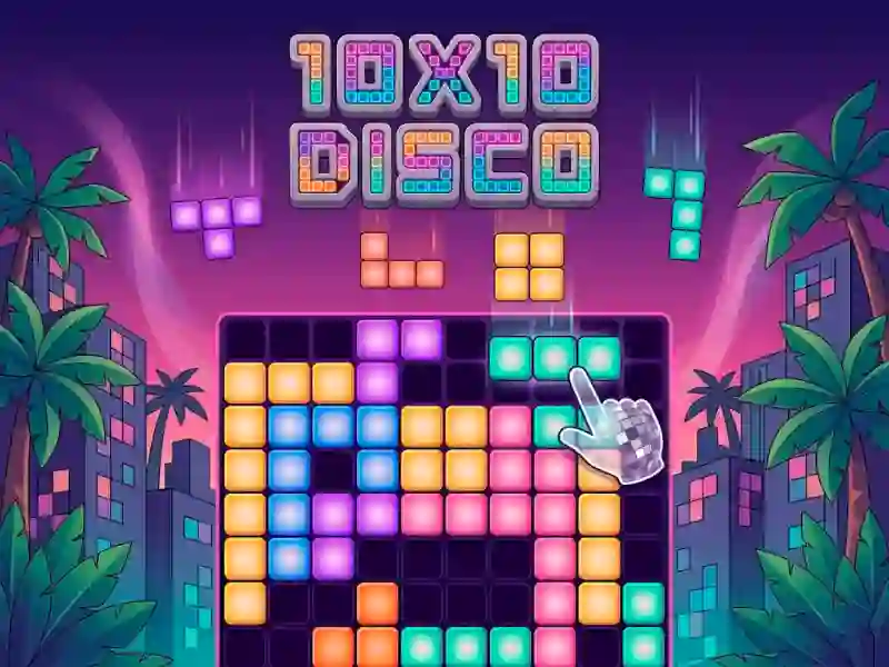 თამაში 10x10 Disco ონლაინ
