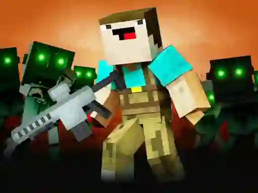 თამაში Noob Shooter Zombie ონლაინ
