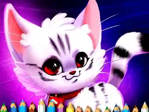 თამაში Cute Kitty Coloring ონლაინ