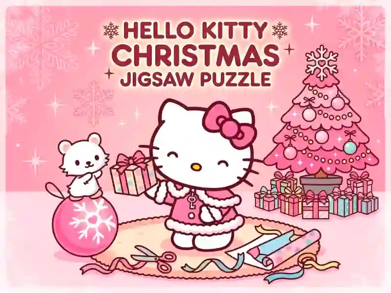 თამაში Hello Kitty Christmas Jigsaw Puzzle ონლაინ