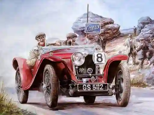 თამაში Vintage Cars Puzzle ონლაინ