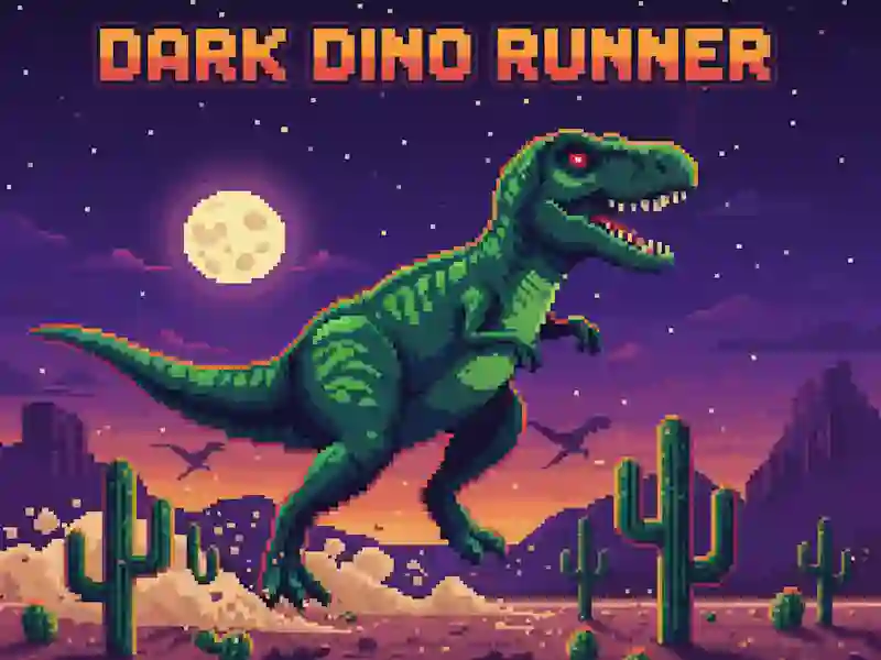 თამაში Dark Dino Runner ონლაინ