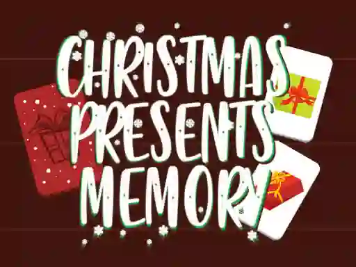 თამაში Christmas Presents Memory ონლაინ