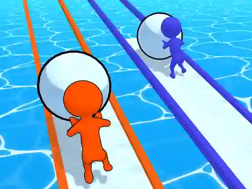 თამაში Snowball Racing ონლაინ