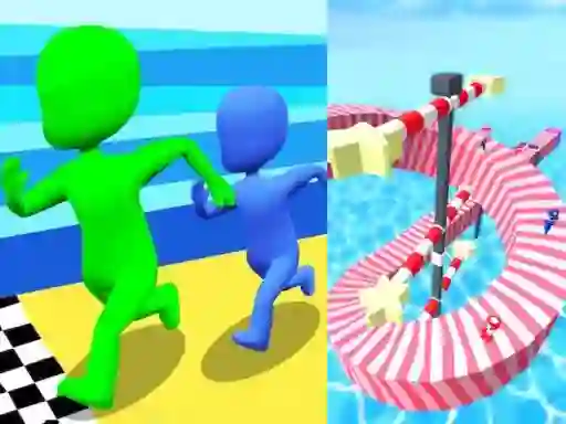 თამაში Stickman Racing 3D ონლაინ
