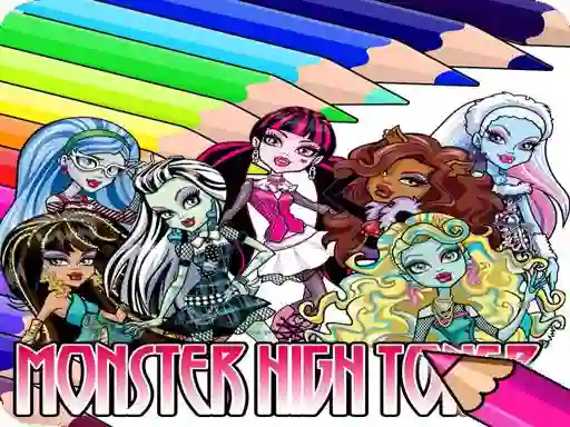 თამაში Coloring Book for Monster High ონლაინ