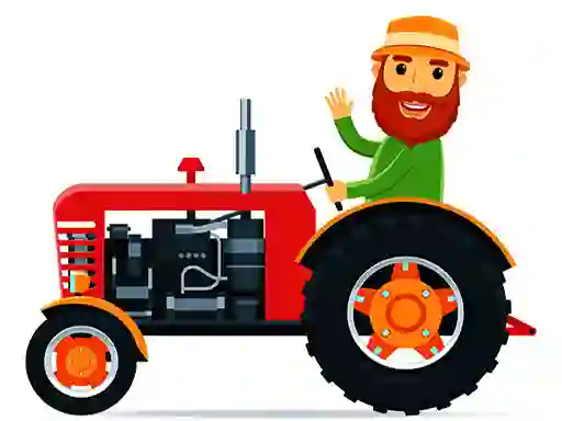თამაში Cartoon Farm Traktors ონლაინ