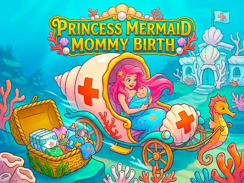 თამაში Princess Mermaid Mommy Birth ონლაინ