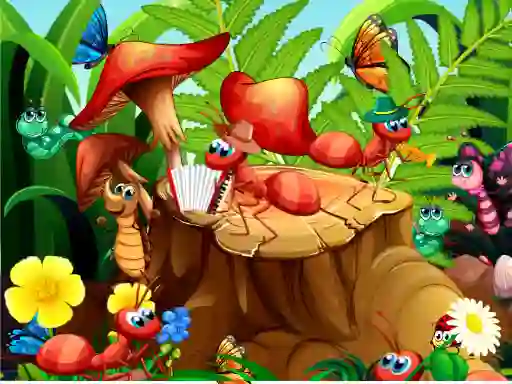თამაში Hidden Objects Insects ონლაინ