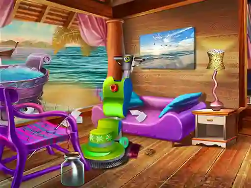 თამაში Beach House Cleaning ონლაინ