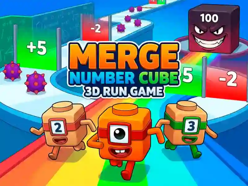 თამაში Merge Number Cube 3d Run Game ონლაინ