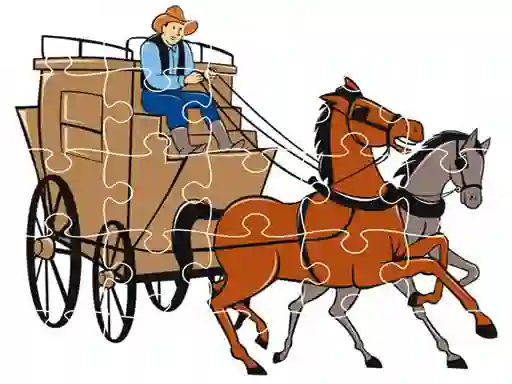 თამაში Wagons Jigsaw ონლაინ