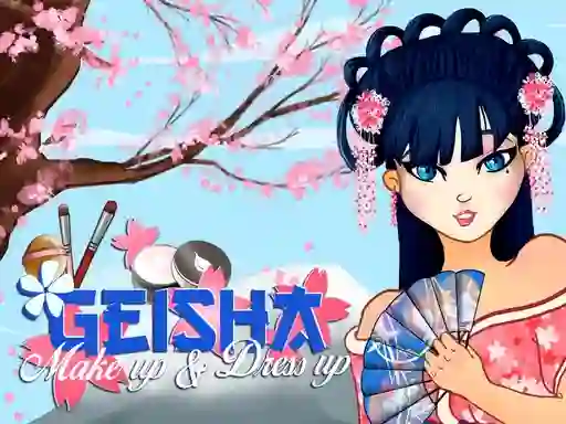 თამაში Geisha make up and dress up ონლაინ