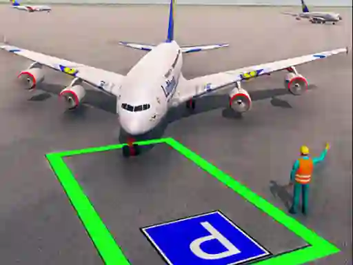 თამაში Air Plane Parking 3d ონლაინ