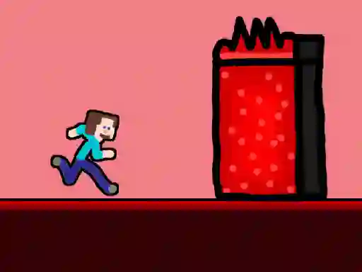 თამაში Steveman Lava World ონლაინ