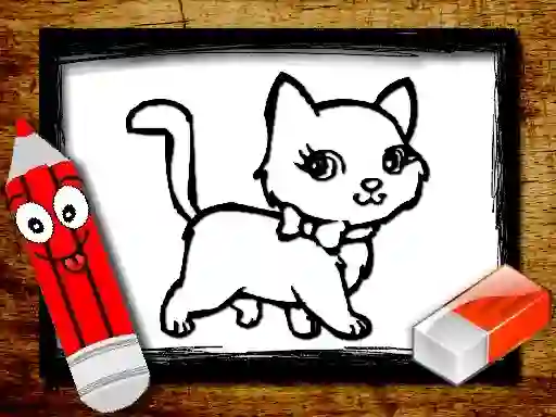 თამაში Back to School: Animals Coloring Book ონლაინ
